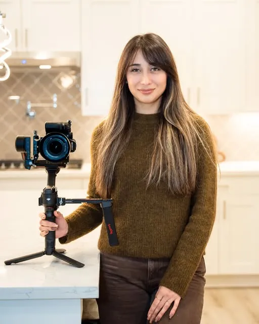 Elena with her camera